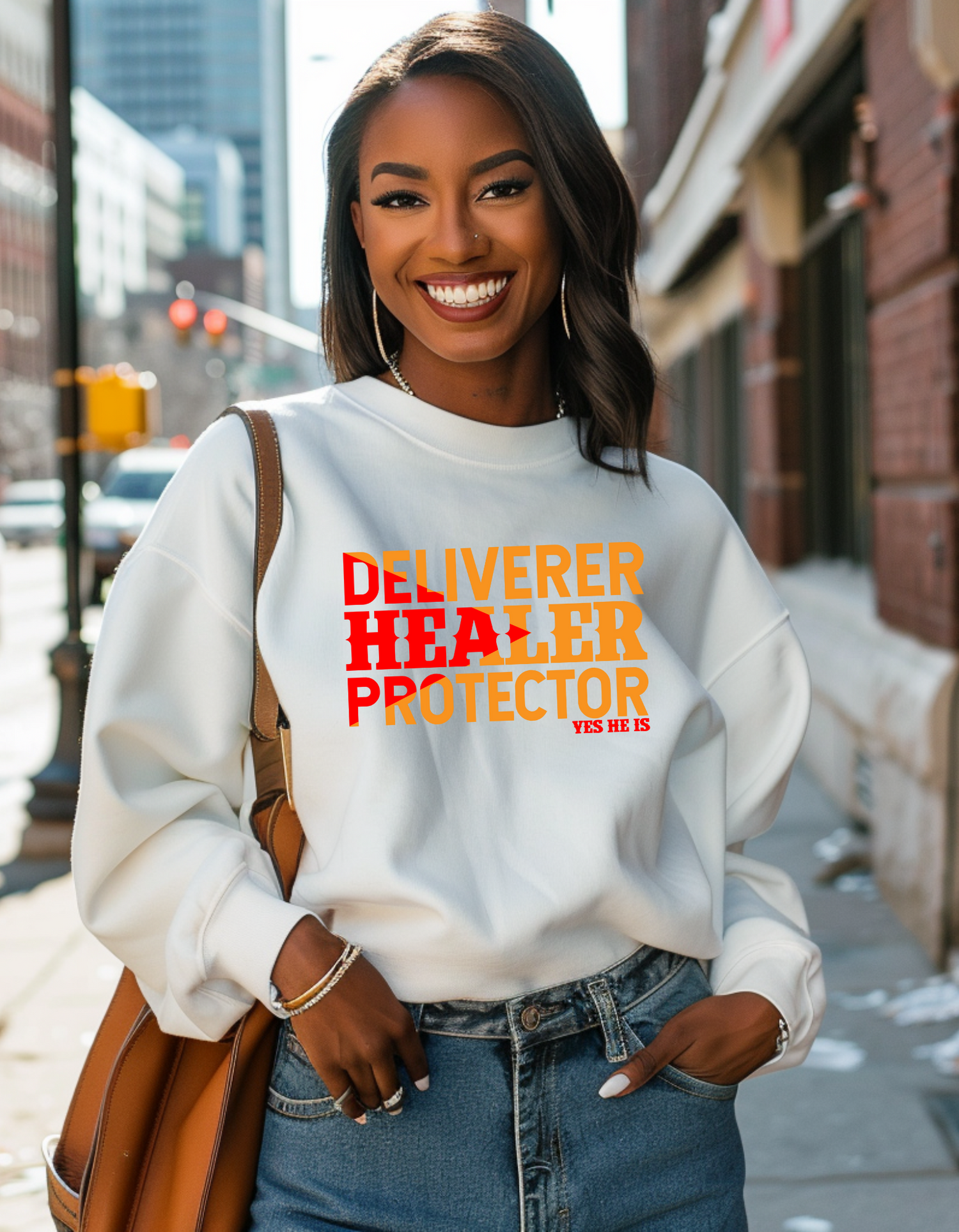 Deliverer, healer, Sweatshirt