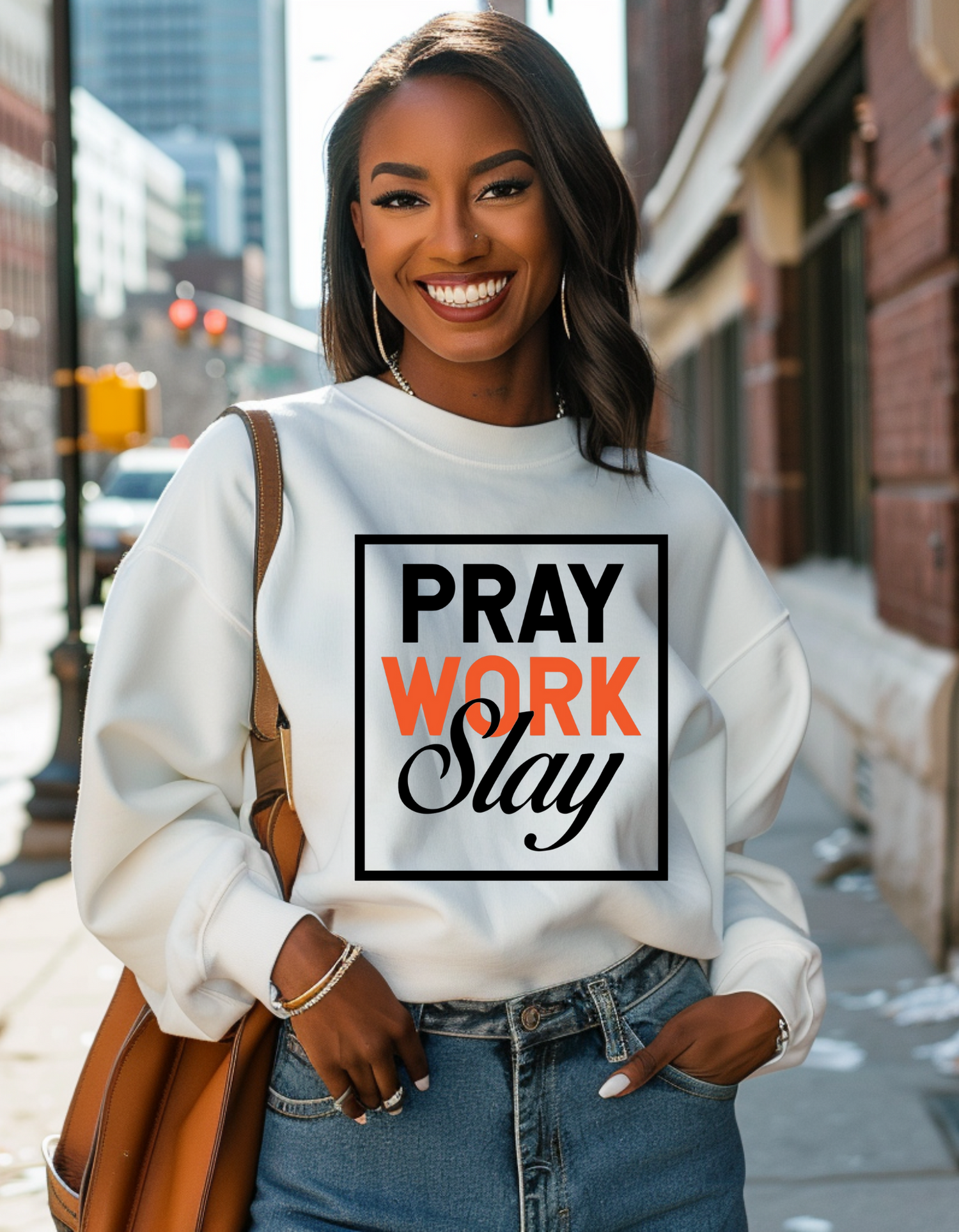 Pray work slay sweatshirt