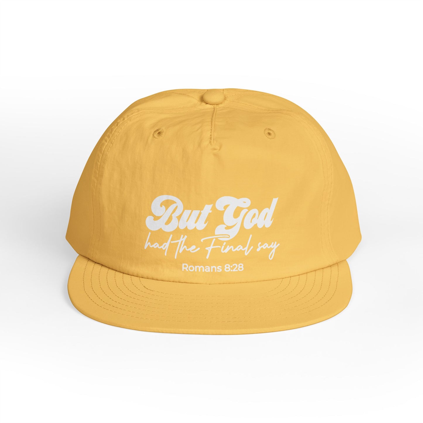 “But God Had the Final Say. Faith-Inspired Surf Cap | Bold Statement Christian Hat”