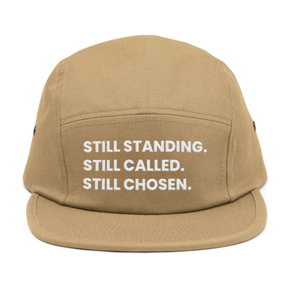 Still Standing. Still Called. Still Chosen. – Embroidered 5-Panel Cap | Inspirational Faith Hat