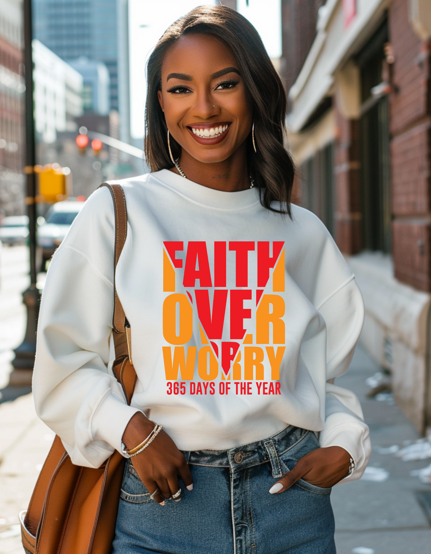 Faith over worries Sweatshirt